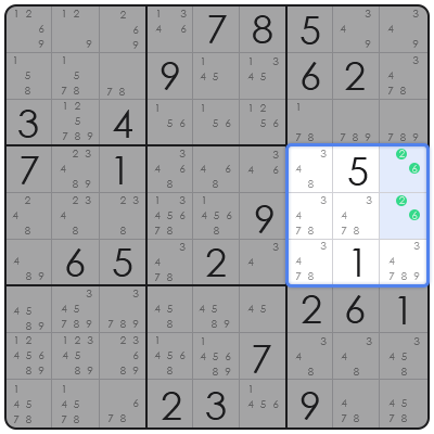 sudoku hidden single